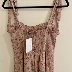 O.P.T. One Pretty Time floral midi dress